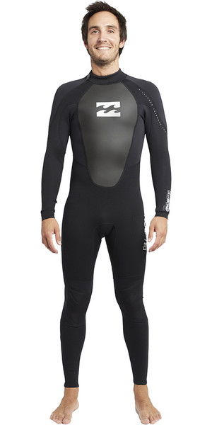 2019 Billabong Intruder 3 / 2mm Flatlock Combinaison NOIRE S43M03