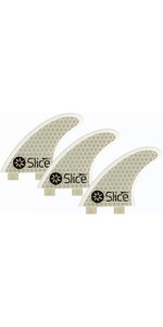 2022 Slice Ultra Light Hex Core S3 Fin SLI01A - White