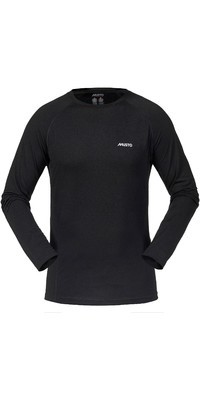 2022 Musto Merino Base Layer Long Sleeve T-Shirt Black SMTH027