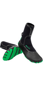 2021 Solite Custom 2.0 3mm Wetsuit Boots 21004 - Green / Black