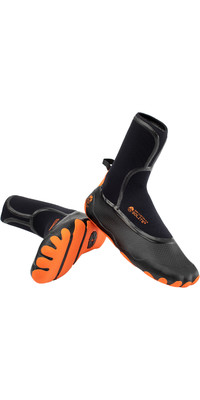 2023 Solite Custom 2.0 5mm Wetsuit Boots 21007 - Orange / Black