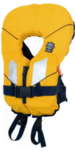 2023 Crewsaver Junior Spiral 100N Life Jacket in Yellow / Black 2820 Child & Baby