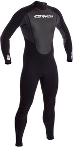 2019 Typhoon Storm 5/4/3mm GBS Wetsuit Black / Grey 250662
