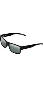 2021 US The Argos Sunglasses 823 - Gloss Black / Grey Silver Chrome Lenses