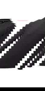 2023 Gill Herren Langarm Uv Tec Tee Charcoal Uv011