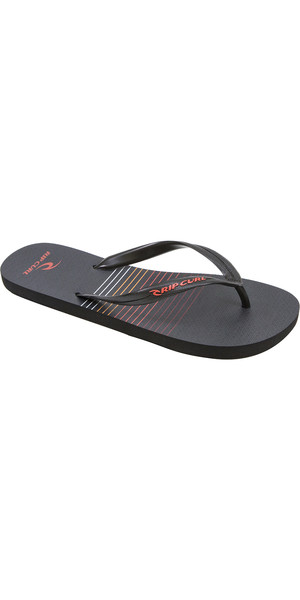 2019 Rip Curl Heren Keer terug Flip Flop Zwart / Rood TCTA34
