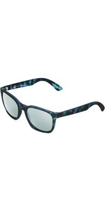 Óculos De Sol 2021 Us Barys 820 - Tartaruga Azul / Cinza Prata Cromada