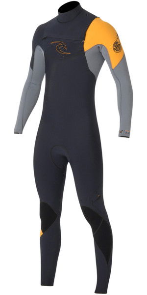 Rip Curl E-Bomb 4/3mm GBS Chest Zip Wetsuit SLATE WSM5BE