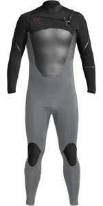 2023 Xcel Mens Axis X X2 4/3mm Chest Zip Wetsuit MT43Z2S0 - Graphite / Black