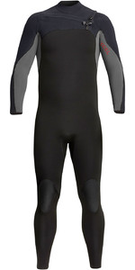 2023 Xcel Mens Phoenix 4/3mm Chest Zip Wetsuit XW21MN43GBX0 - Black / Graphite