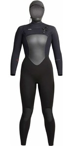 2021 Xcel Womens Infiniti X2 6/5mm Hooded Chest Zip Wetsuit XWQ65ZHN0 - Black