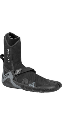 2024 Xcel Drylock 5mm Split Toe Wetsuit Boots Acv59017 - Schwarz / Grau