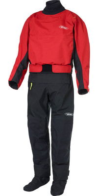 2023 Yak Horizon Kayak Drysuit & Con Zip 6580 - Red