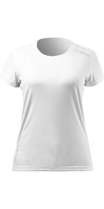 2022 Zhik Womens ZhikDry UV Active Short Sleeve Top ATP0075W - White