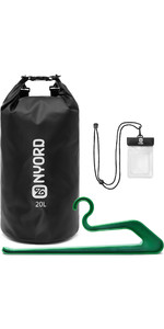 2022 Nyord Dry Bag, Wetsuit Hanger & Phone Case Bundle DBNWH - Black