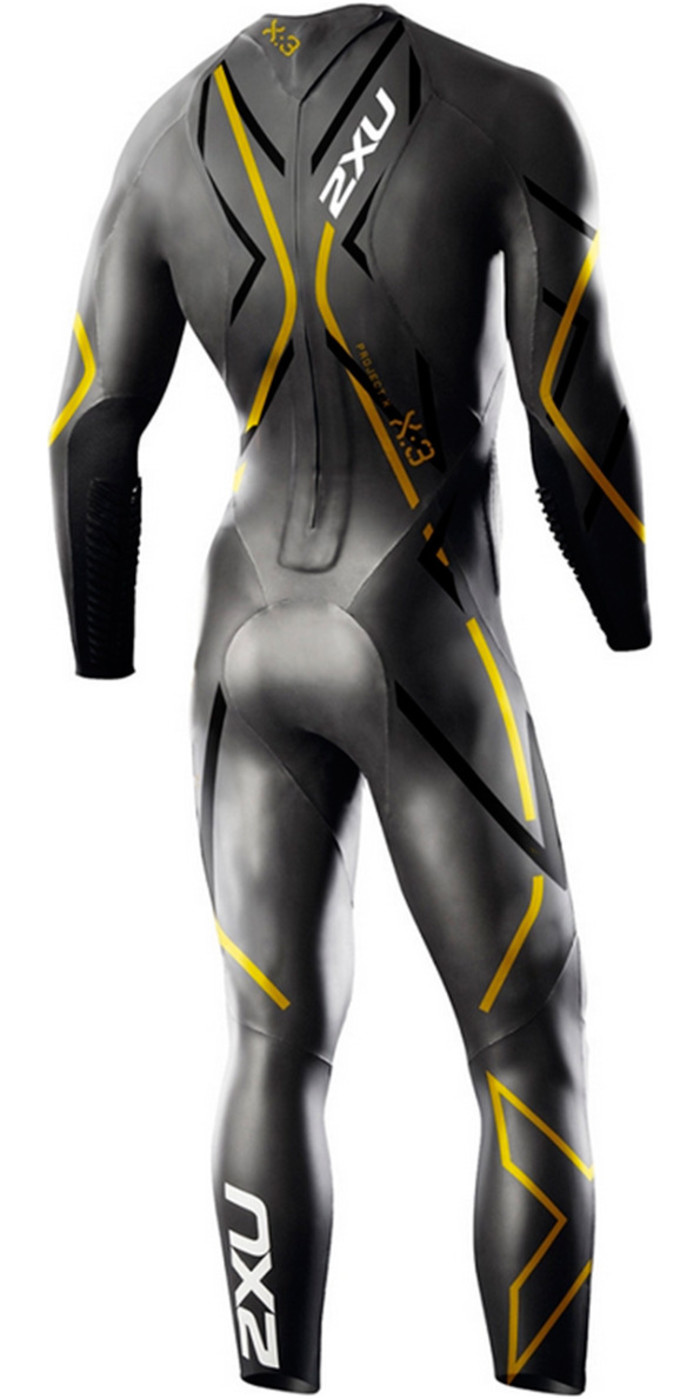 2XU X3 Project X TRIATHLON Wetsuit Black / Gold MW3415 Wetsuits
