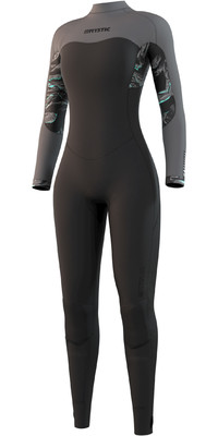 2021 Mystic Womens Dazzled 5/3mm Back Zip Wetsuit 210080 - Black