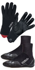 2022 GUL Junior 5mm Power Boots & Power Glove Bundle - Black
