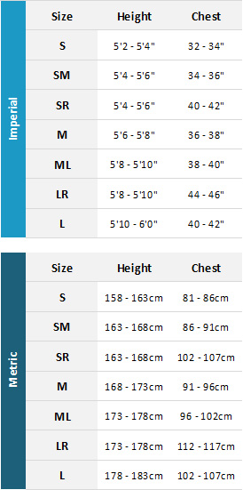 Typhoon Womens Drysuits 19 0 Size Chart
