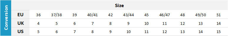Nava Footwear 0 Size Chart