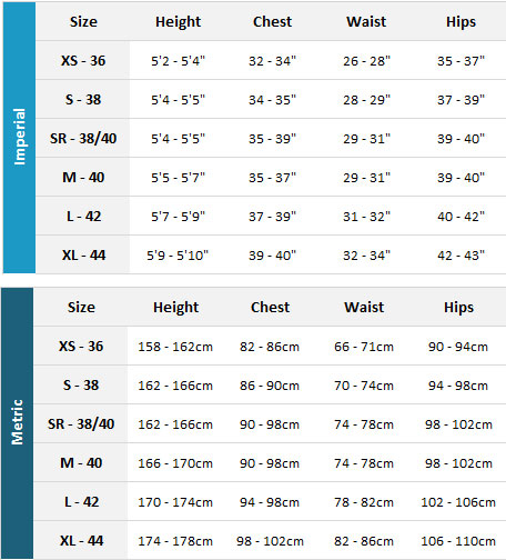 Palm Womens Wetsuits 19 Mens Size Chart