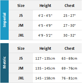 Typhoon Junior Drysuits 19 Mens Storlekstabell