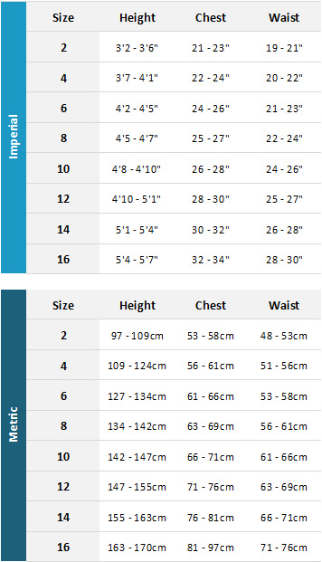 Billabong Ladies Wetsuit Size Chart
