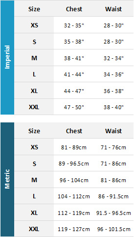 Gul Mens Marine 19 Mens Size Chart