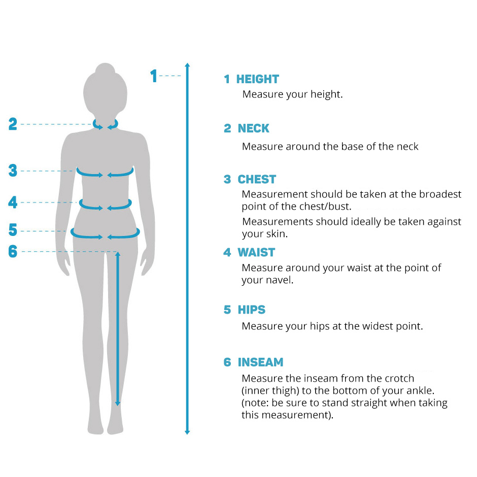 Nyord Womens Wetsuits Womens Size Chart